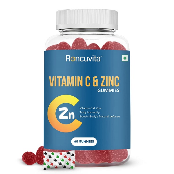 Vitamin C + Zinc Gummies helps with a Common Cold